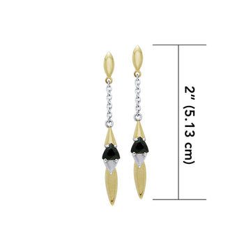 Blaque Pendant Earrings MER431 - Jewelry